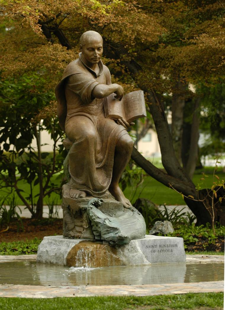 St. Ignatius statue