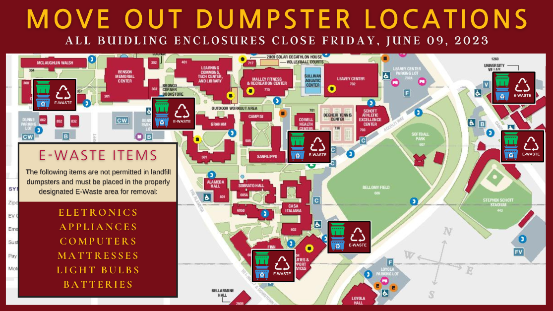Move Out Dumpster Locations 2023