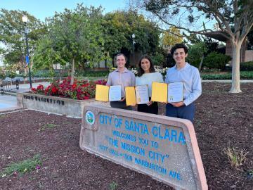 SVP Fellows holding their certificates