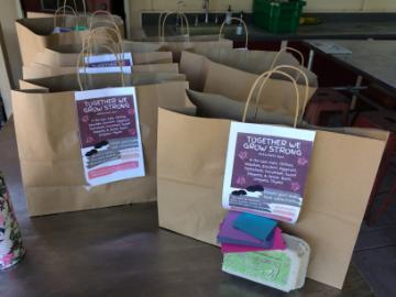 Together We Grow Strong - rock collection activity