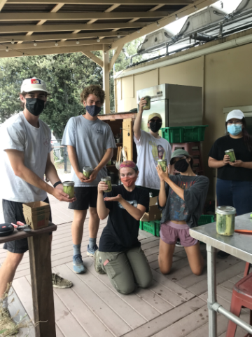 Forge Garden Club pickling jars