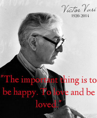 Alt text: Black-and-white portrait of a man with text: 