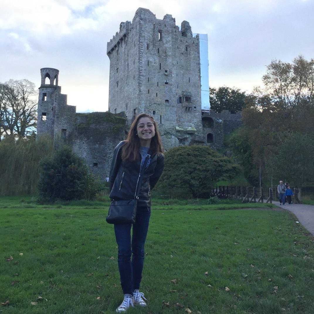 Ashton Politz '19 at Blarney Castle, Ireland image link to story