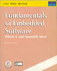 Alt text: Book cover titled 'Fundamentals of Embedded Software, 1st edition'.