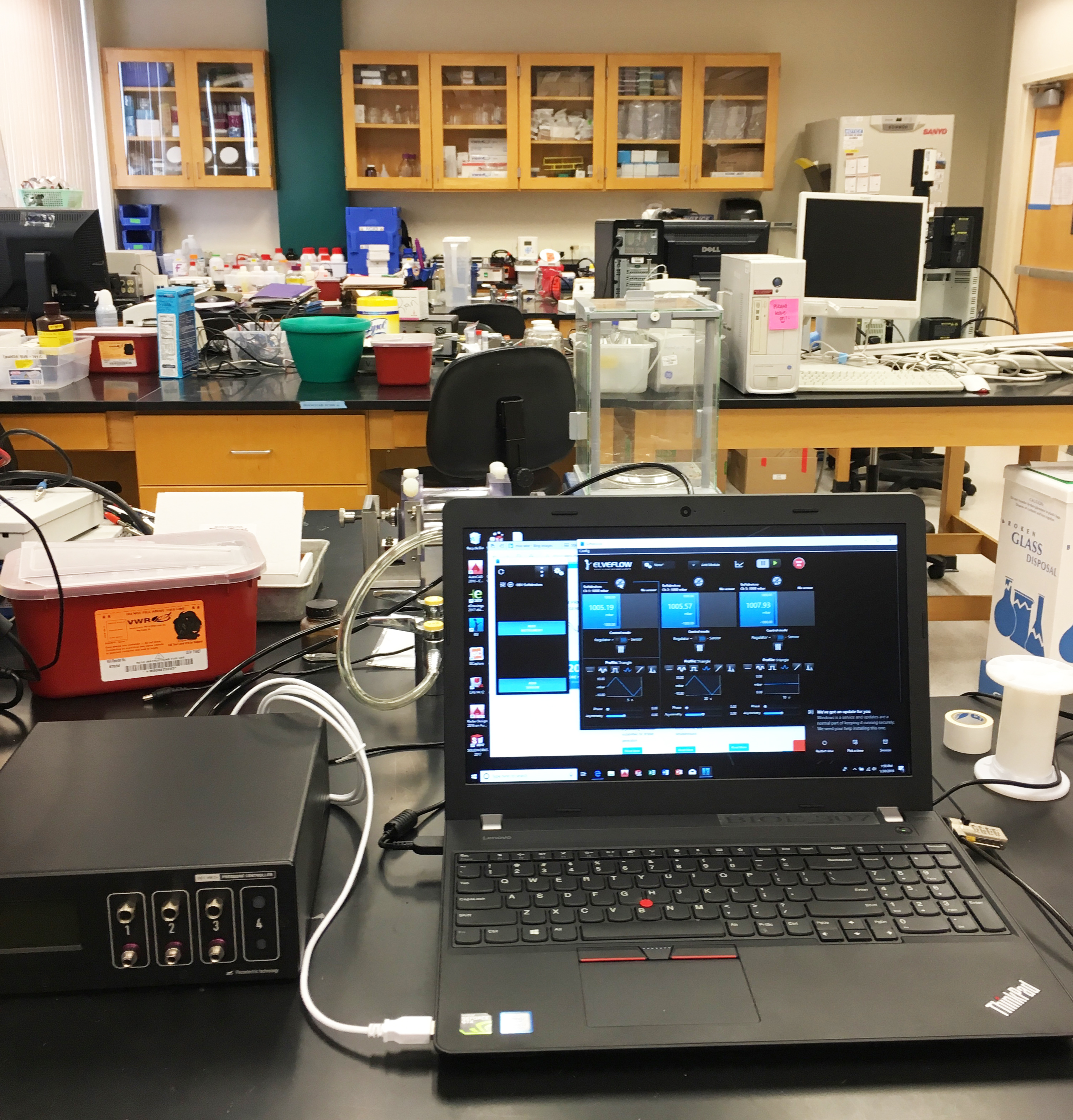 Bioengineering lab equipment