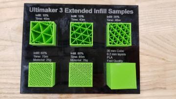 Ultimaker infill sample