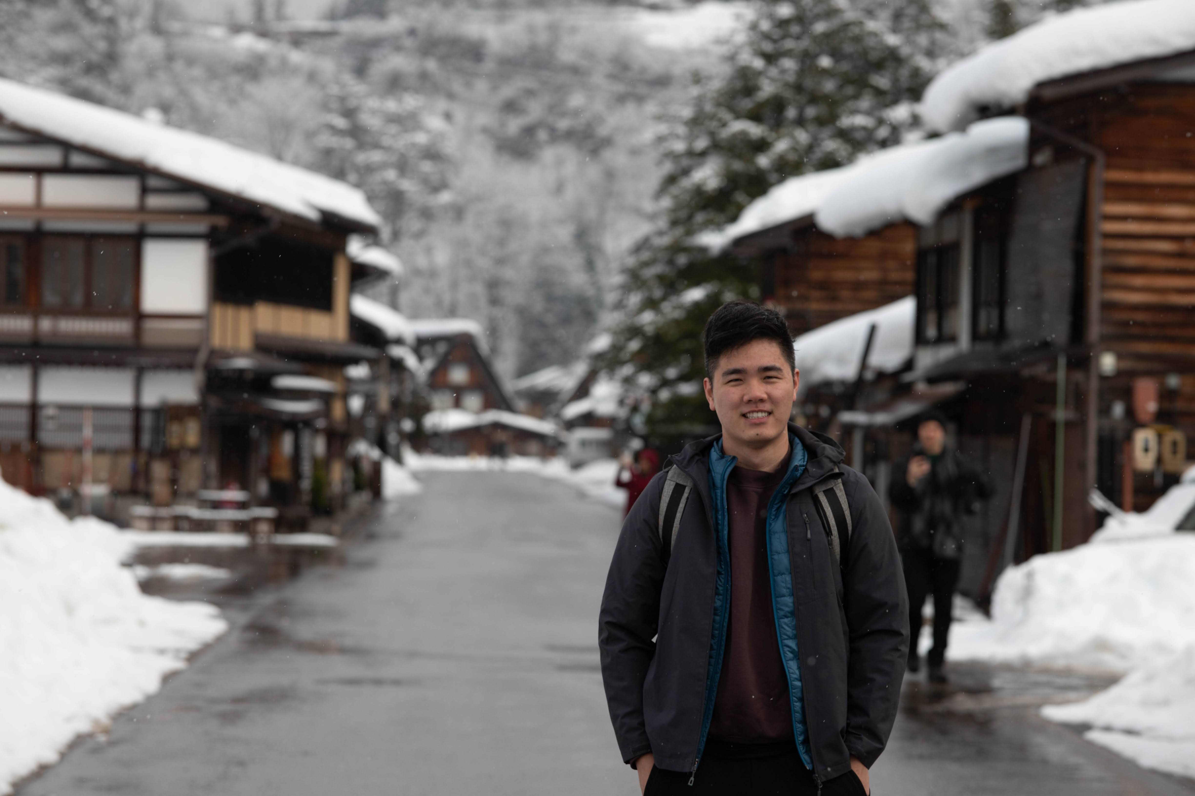 A photo of Aerospace Engineering Graduate Student Edison Yang image link to story