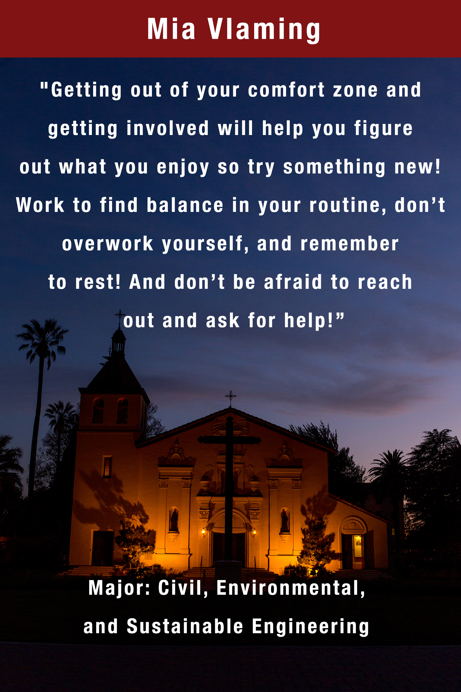 Alt text: Inspirational quote on dark sky with lit-up building. Text reads, “Stop thinking…start doing! Fear is stupid, so are regrets. Decision Time. Go out…make mistakes…when you least expect it, something great will come along...something better than y