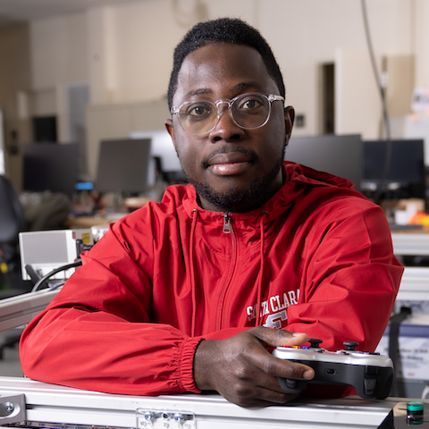 A photo of Michael Aboh in the RSL