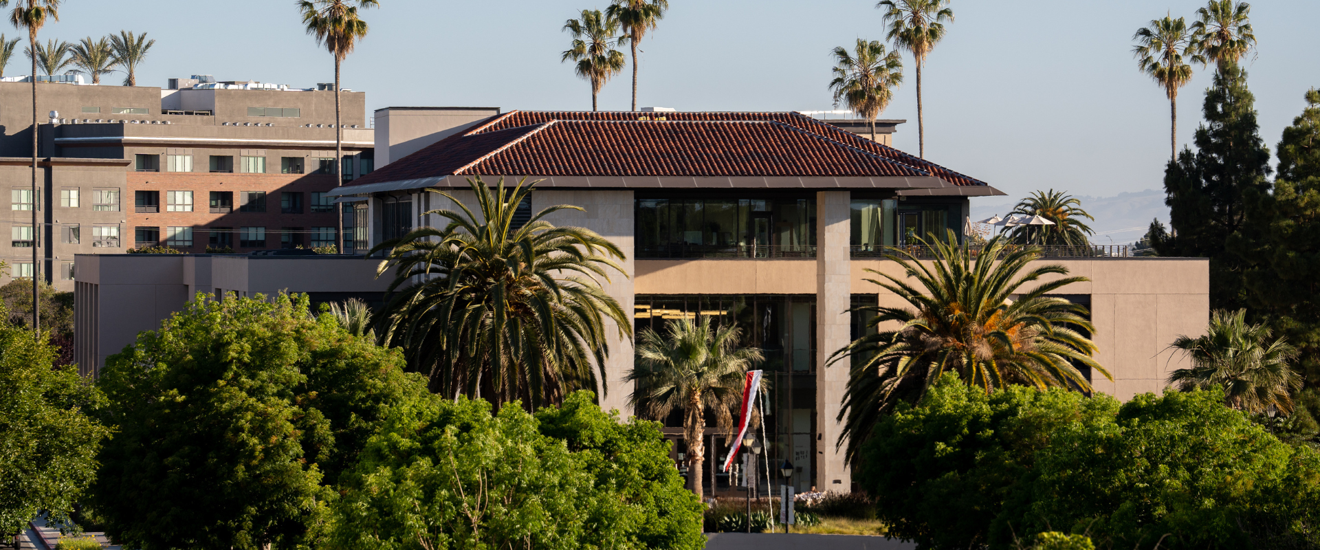 Charney Banner - Image of Charney Hall, SCU School of Law Link to file