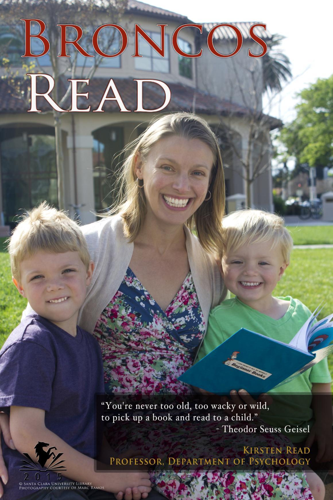 2015 Broncos Read Faculty Honoree - Kirsten Read